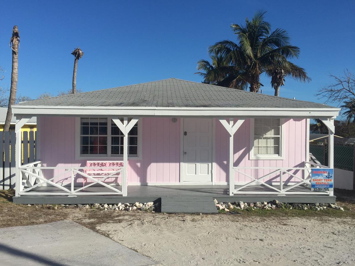 Bimini Seaside Villas - Pink Cottage With Beach View Alice Town  Buitenkant foto